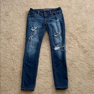 American Eagle Outfitters Blue Ripped Jeans